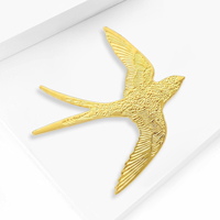 Broches en or plaqué pour femmes, bijoux de luxe légers et durables, pour fiançailles, fêtes, mariages, banquets, cadeaux