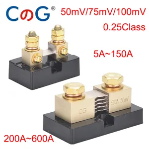 Resistenza di Shunt del rame 0.01 ohm di cc della Base di misurazione di rilevamento 1-125A 75mV di CG USA tipo FL-15 per il tester analogico corrente del pannello