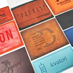 Étiquette <span class=keywords><strong>en</strong></span> PU imprimée au prix d'usine, motif de vêtement, jean <span class=keywords><strong>en</strong></span> denim gaufré, <span class=keywords><strong>patch</strong></span> <span class=keywords><strong>en</strong></span> <span class=keywords><strong>cuir</strong></span> pour jean - Product Image 1