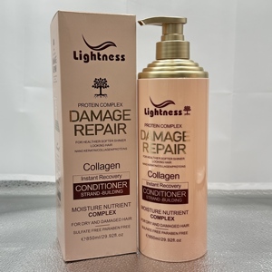 Nhẹ nhàng Collagen Sulfate miễn phí biểu tượng tùy chỉnh dầu gội và điều hòa bán buôn chuyên nghiệp sản phẩm chăm sóc tóc - Product Image 3