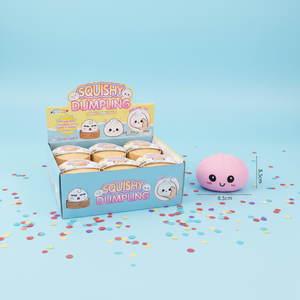 Wholesale Colorful Promotional Toy Cute Dumpling Bun Bao <b>Squishy</b> Stress Ball Smile Face Steamed Bun Fidget Toy with Steame - Product Image 4