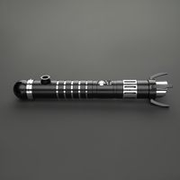 Sabre laser économique avec poignée métallique robuste pour duels, éclairage RGB, mouvement fluide, changement de couleur, carte son FX et fonction épée laser