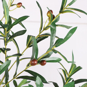 Ornements décoratifs de sol d'intérieur à grande échelle <span class=keywords><strong>en</strong></span> plastique durable simulé d'<span class=keywords><strong>olivier</strong></span> plantes vertes <span class=keywords><strong>en</strong></span> <span class=keywords><strong>pot</strong></span> plante artificielle - Product Image 4