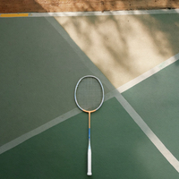 Raquette de badminton en graphite de jeu professionnel équipement sportif de haute qualité