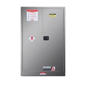 Stainless Steel Explosion Proof <b>Cabinet</b> 1092x460x1650mm <b>Lockable</b> Chemical <b>Storage</b> For Flammable Liquids Industrial Use - Product Image 2