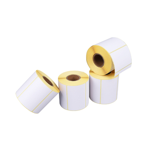 Manufacturer Hot Sell Self Adhesive 60x40 Waterproof Direct Thermal Address Waybill Sticker For Shipping Thermal <strong>Label</strong> Rolls