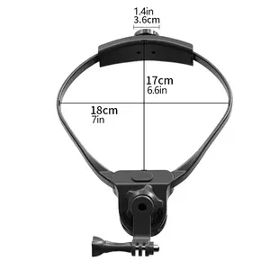 Soporte de pecho de <span class=keywords><strong>360</strong></span> grados para Action 4 3 2/GoPro Hero 13 12 11 10 9 8 7/SJCAM <span class=keywords><strong>AKASO</strong></span>/Insta360 X4 X2 X3/DJI Osmo Accesorios de cámara - Product Image 6