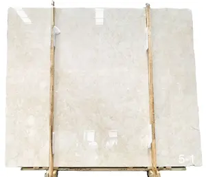 18mm Polished Beige Marble Slabs Rosalia Beige Marble In Stock