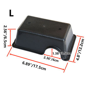 17.5*12.2*6.5cm L Taille Reptile Hide Box Petit Animal Hideaway Cache avec Texture Aide Peeling pour Serpents Lézards <span class=keywords><strong>Léopard</strong></span> <span class=keywords><strong>Gecko</strong></span> - Product Image 2