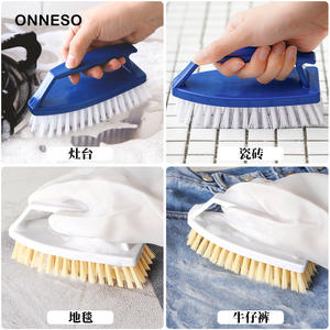 Cepillo de Plástico Multifuncional de Alta Dureza con Mango Largo, Herramienta de Limpieza Potente para Zapatos, Ropa, Jeans y Alfombras - Product Image 3