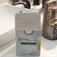 Boîte d'emballage personnalisable en carton blanc pour crème visage et rouge à lèvres, double emballage, différentes tailles