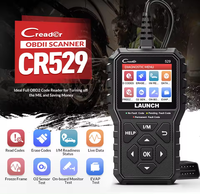 Lector de Códigos OBD2 LAUNCH CR529 con Botón I/M Patentado para Luz de Advertencia del Motor, Consulta de DTC, Compatible con Todos los Autos OBDII