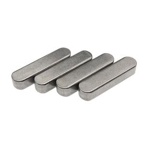 Chaveta Paralela <span class=keywords><strong>DIN6885</strong></span> Personalizada Redonda 5*5*10 y Chaveta Plana de Acero al Carbono con Extremos Cuadrados 4*4*10 - Product Image 2