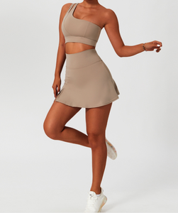 2025 Damen Tennis Wear Golf Sport Rock Sets Neue schnell trocknende atmungsaktive leichte <span class=keywords><strong>2</strong></span>-teilige Outfits für Mädchen - Product Image 4