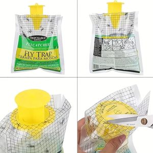 Bolsas Trampa para Moscas Desechables - Atrapa Moscas No Tóxico para Interiores y Exteriores, para el Hogar, Granja, Huerto - No Se Necesitan Pesticidas - Product Image 2