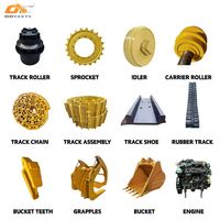 Chaîne de chenilles pour excavatrice JCB JS200 JS200LC JCB215 JS220, maillon de chenille JS140, groupe de chenilles JCB 305