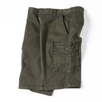 BAWANGCHENG Short de survêtement Offre Spéciale Short en spandex en coton Short cargo multi-poches pour homme