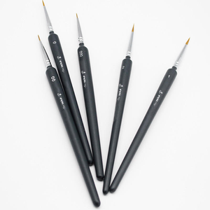 Nuovo arrivo pennelli multifunzione in miniatura manico in <span class=keywords><strong>legno</strong></span> spazzole porcellane dentali - Product Image 2