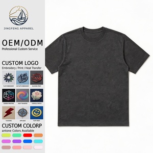 T-shirt homme en coton mélangé 200 GSM, coupe décontractée, design personnalisé, vêtements pour homme - Product Image 1