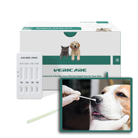 Kit de test rapide combiné pour chiens Vericare EHR BAB LYM CHW Kit de diagnostic vétérinaire pour chiens Ehrlichiose Babesia Lyme Dirofilariose