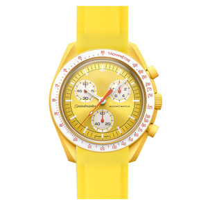 Bracelet de montre en caoutchouc de silicone 20mm avec logo gravé personnalisé pour <span class=keywords><strong>Omeg</strong></span> X Speed Master pour MoonSwatch extrémité incurvée - Product Image 6