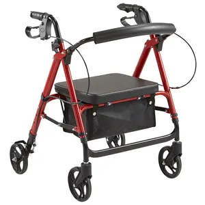 Produtos de saúde de pessoas com deficiência home care 4 rodas auxiliares de mobilidade andarilho walker
