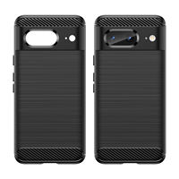 Coques de téléphone portable en TPU souple et fibre de carbone pour Google Pixel 10 9 Pro XL 10 9 8 7 6 Pro 10A 9A 8A 7A 6A, protection antichoc