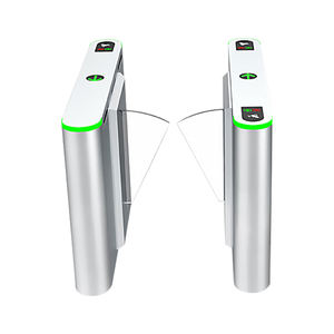 Tourniquet piétonnier de porte de porte d'aileron de barrière d'aileron de <span class=keywords><strong>scanner</strong></span> de billet de gestion de visiteur de porte de sortie de secours de SWS - Product Image 6