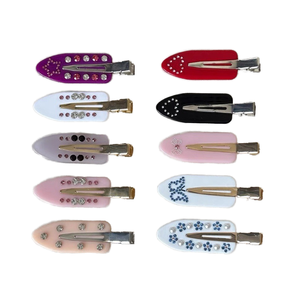 Pinzas para el Cabello de Diseño OEM, Estilo Europeo Americano, Acetato Geométrico, 6*2cm, Sin Costuras, para <span class=keywords><strong>Mujer</strong></span>, Estilo Influencer, para Maquillaje - Product Image 1