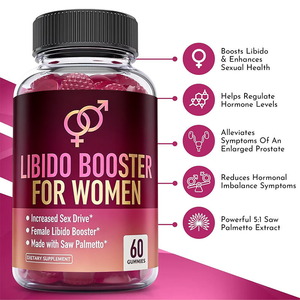 OEM ODM Natural Saw Palmetto <strong>Gummies</strong> Adult Female Support and Hormonal Balance Booster <strong>for</strong> <strong>Women</strong> - Product Image 5