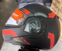 Casques intégraux modulables ECE 22 06 LS2 FF906 pour moto, double visière intégrée, Capacete Casque Casco Moto