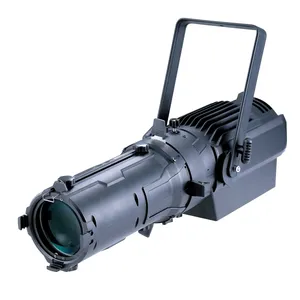 Luzes de palco RGBW 4 em 1 de alta qualidade com zoom de 10 a 50 graus Leko luz LED ponto de perfil luz elipsoidal para grandes salas