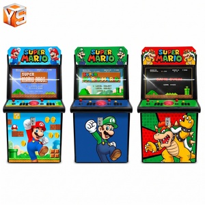 เครื่องเกมอาร์เคด ZDYS Super Mario Jump and Run สไตล์เรโทร ขนาด 32 นิ้ว แบบตั้งตรง พร้อมจอยสติ๊กคู่ โครงสร้างโลหะ สำหรับความบันเทิงครอบครัว ได้รับมาตรฐาน CE RoHS - Product Image 1