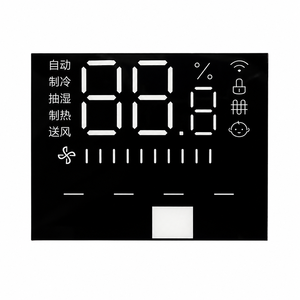 Panneau de commande en acrylique noir imprimé en soie, anti-rayures, avec écran LCD pour onduleur solaire et équipement électrique - Product Image 1