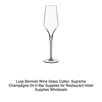 Colección de Copas Copa de Champán Supremo 24 cl Luigi Bormioli H 25 cm Ø 6.4 cm