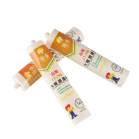 Colle de construction à haute adhérence pour cloisons en verre sans cadre et portes en verre, mastic silicone pour grandes plaques de verre