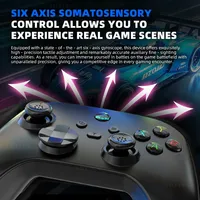 Control de Juego Inalámbrico G6 para PC, Joystick con Sensor Hall, Compatible con BT, Gamepads para Consola de Juegos IOS/Android/Switch