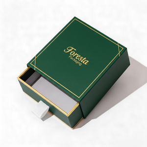 Eco Friendly Jewelry Drawer <b>Box</b> Packaging for Ring Necklace Bracelet - Product Image 1