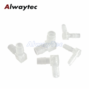 Accesorios de codo de púas de PP de plástico en forma de L de 90 grados, lengüeta reductora para manguera, accesorios de tubería iguales, lengüeta suave para manguera de 2 vías - Product Image 1