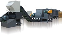 Trituradora de tubos de plástico hdpe, trituradora de plástico de tipo horizontal de gran diámetro con empuje hidráulico