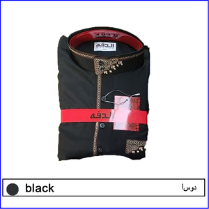 Túnica Redonda Estilo Saudí de Oriente Medio, Marca Al-haramain, Venta al Por Mayor |   Jubbah Qamis para Hombre Árabe, Poliéster Superfino, Color - Product Image 5