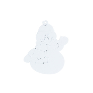 Ensemble de décorations de Noël ravissantes comprenant 4 marqueurs DIY, idéal pour les loisirs créatifs en famille et la décoration des fêtes. - Product Image 1