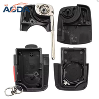 Carcasa de Llave Universal para Auto de Alta Calidad con 2+1 Botones, Carcasa Inteligente para Llaves de Vehículo para VW Audi