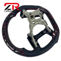 Volant de voiture en fibre de carbone forgée avec écran LED pour Chevrolet Suburban GMC Acadia Sierra Denali Sport, accessoires de voiture