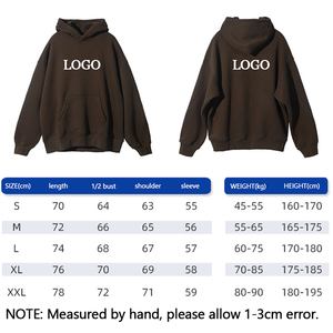 Bomery เสื้อฮู้ดผู้ชาย, เสื้อกันหนาวผ้าฝ้ายโพลีเอสเตอร์มีฮู้ดลำลองโอเวอร์ไซส์3D พัฟพิมพ์โลโก้เสื้อสวมหัวผ้าทอคุณภาพสูง - Product Image 4