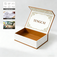 Boîte cadeau magnétique en carton recyclable de luxe écologique, vente en gros, échantillon gratuit, logo personnalisé