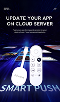 XS97 GTV Q Android 12 4K HDR TV Dongle H.265 Décodage matériel WiFi6 2 Go DDR3 16 Go EMMC Lecteur multimédia