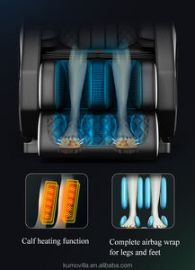 Silla de masaje de cuero de lujo de gravedad cero con AI Voice Modern 8D Shiatsu Function Electric Full Body Salon Chair - Product Image 5