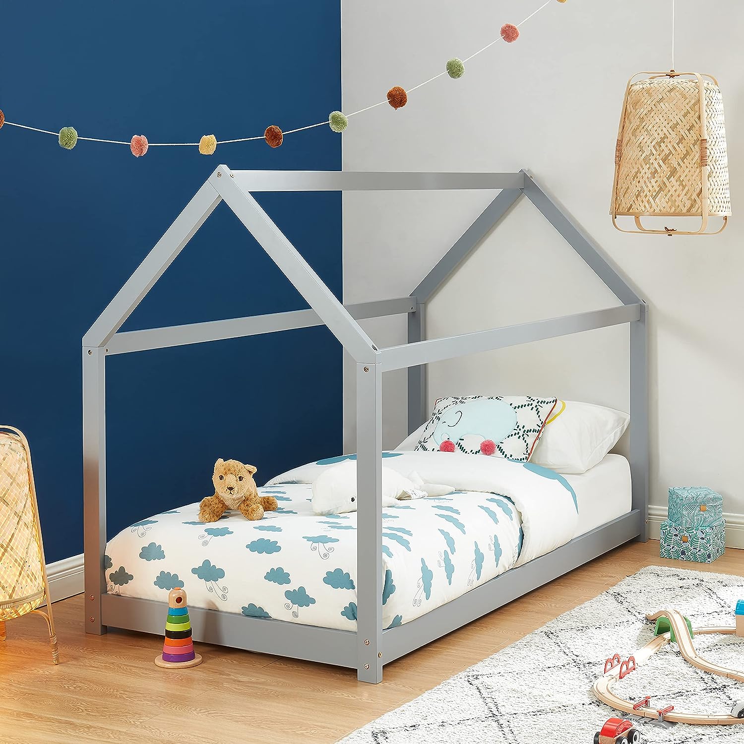 Muebles de dormitorio personalizados marco de madera camas para niños