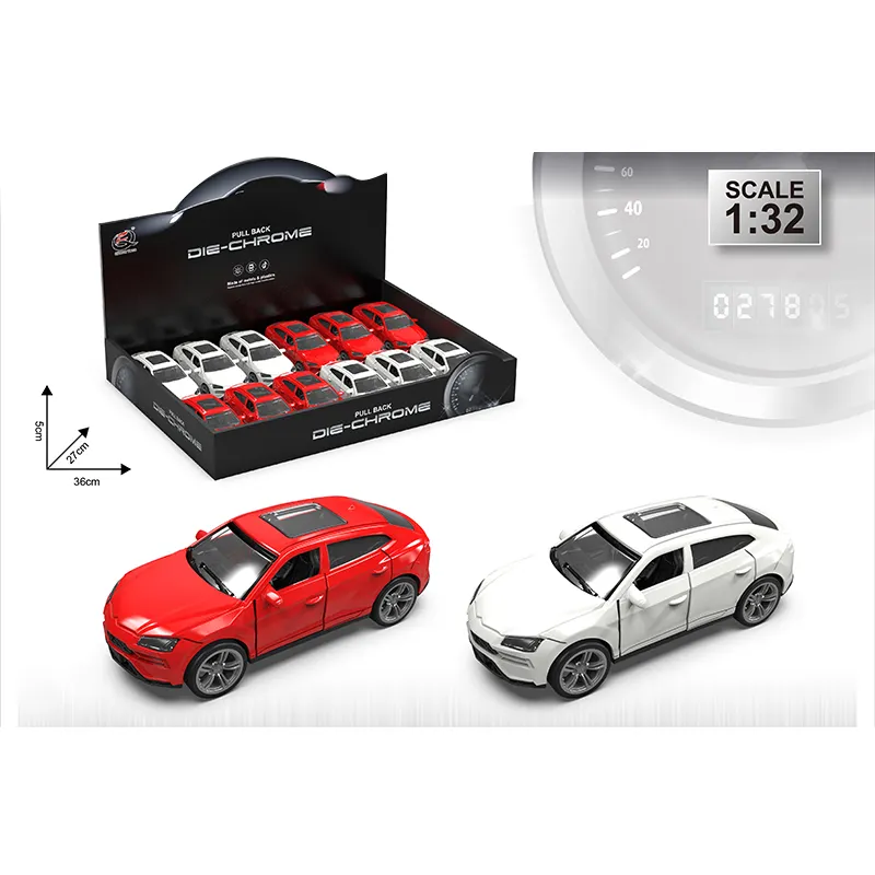 Schlussverkauf 1:32 Reibungs-Spielzeug Tür kann geöffnet werden Simulation Druckgusslegierung Autos Rückziehbare Druckguss-Automobilausführung Fahrzeug-Spielzeug